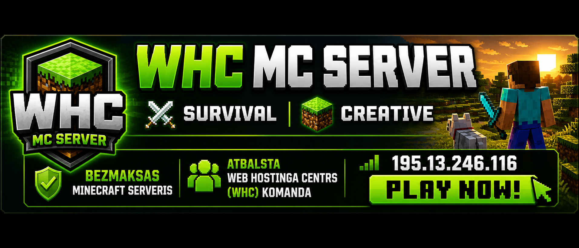 WHC MC Server baneris